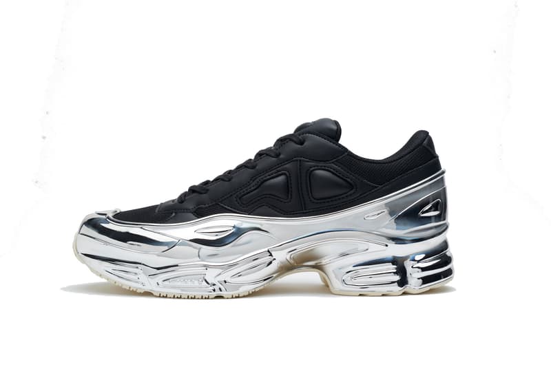 adidas by Raf Simons RS Ozweego Metallic Silver Release Colorways Sneakers 