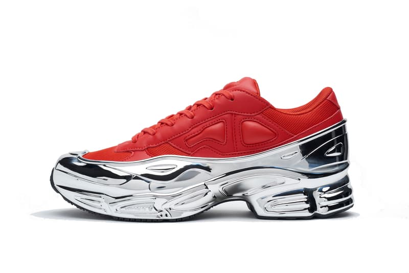 adidas by Raf Simons RS Ozweego Metallic Silver Release Colorways Sneakers 