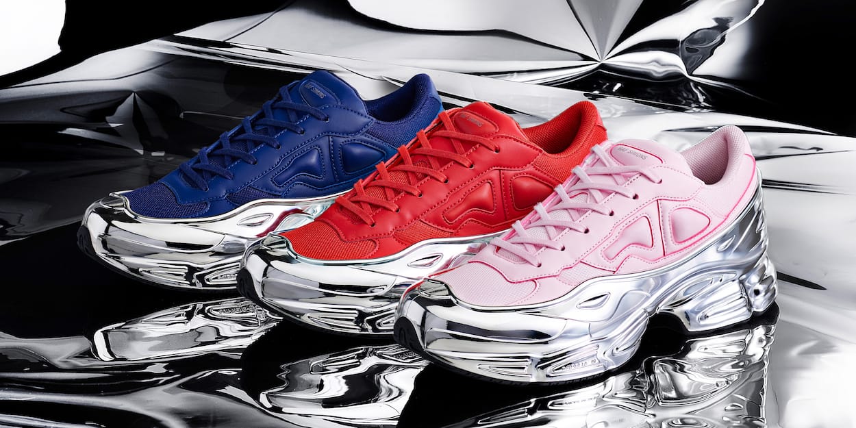 raf simons red and silver