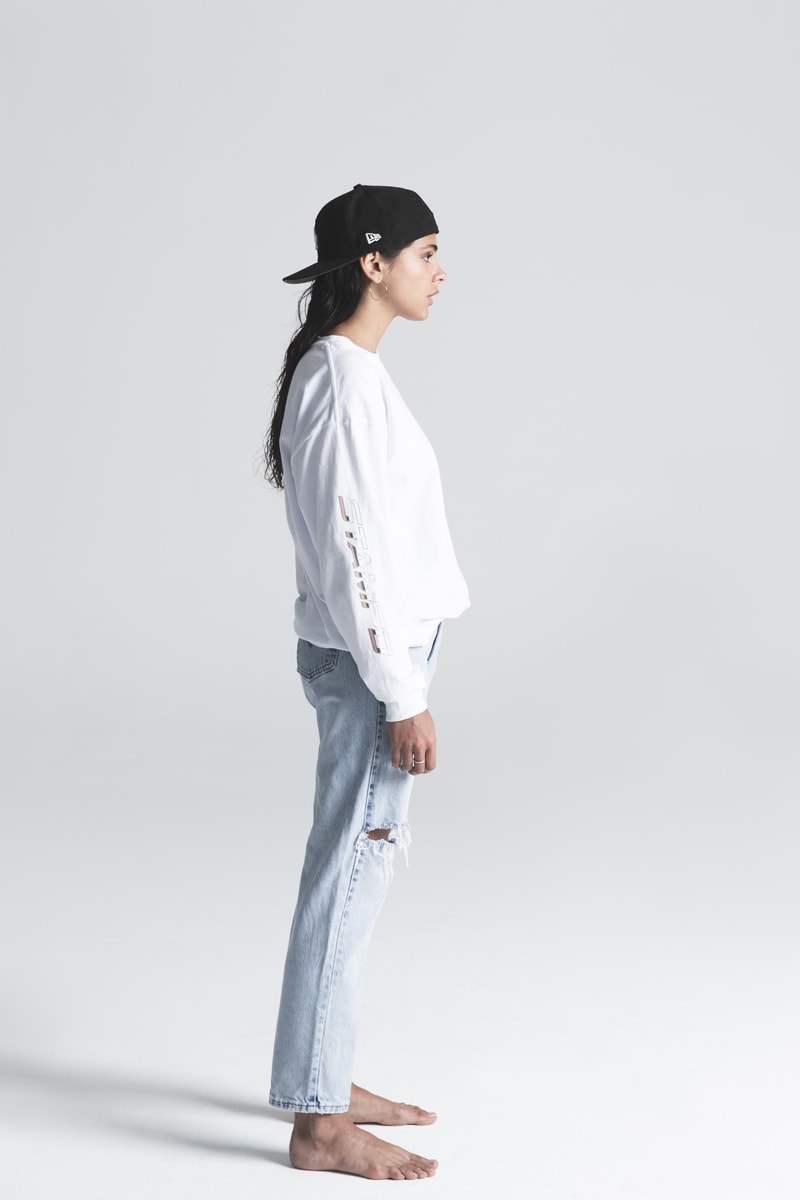 STAMPD Spring Summer 2019 Collection Long Sleeve White Hat Black