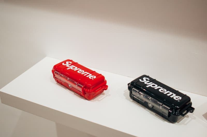 supreme accessories sothebys hong kong auction punching bag pinball machine fender guitar cash gun