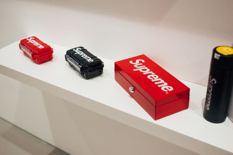 supreme accessories sothebys hong kong auction punching bag pinball machine fender guitar cash gun