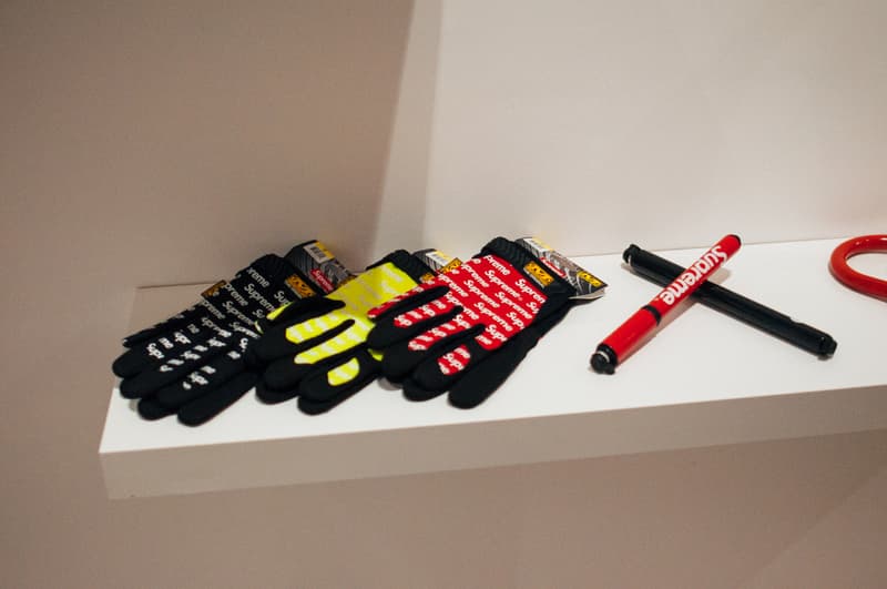 supreme accessories sothebys hong kong auction punching bag pinball machine fender guitar cash gun