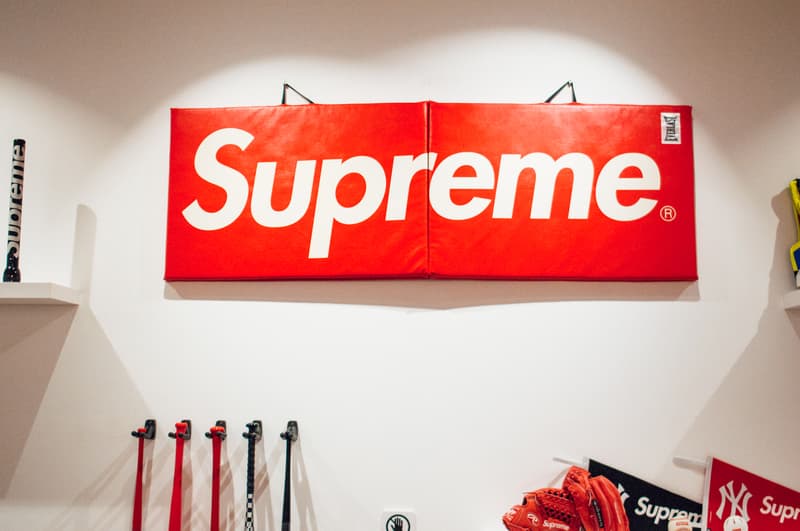 supreme accessories sothebys hong kong auction punching bag pinball machine fender guitar cash gun