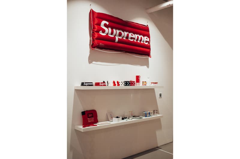 supreme accessories sothebys hong kong auction punching bag pinball machine fender guitar cash gun