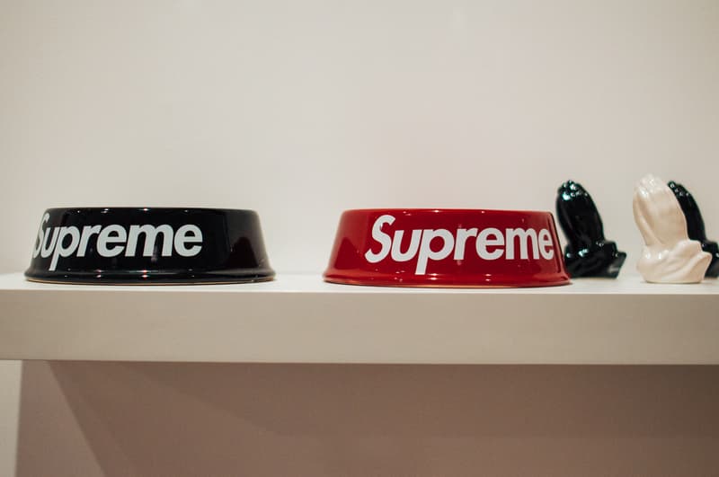 supreme accessories sothebys hong kong auction punching bag pinball machine fender guitar cash gun