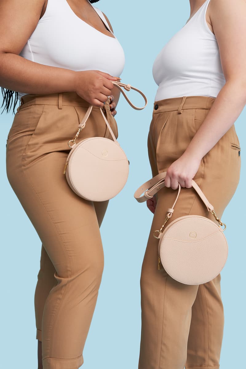 The Wing Big Little Lies Capsule Collection Cuyana Circle Belt Bag Tan