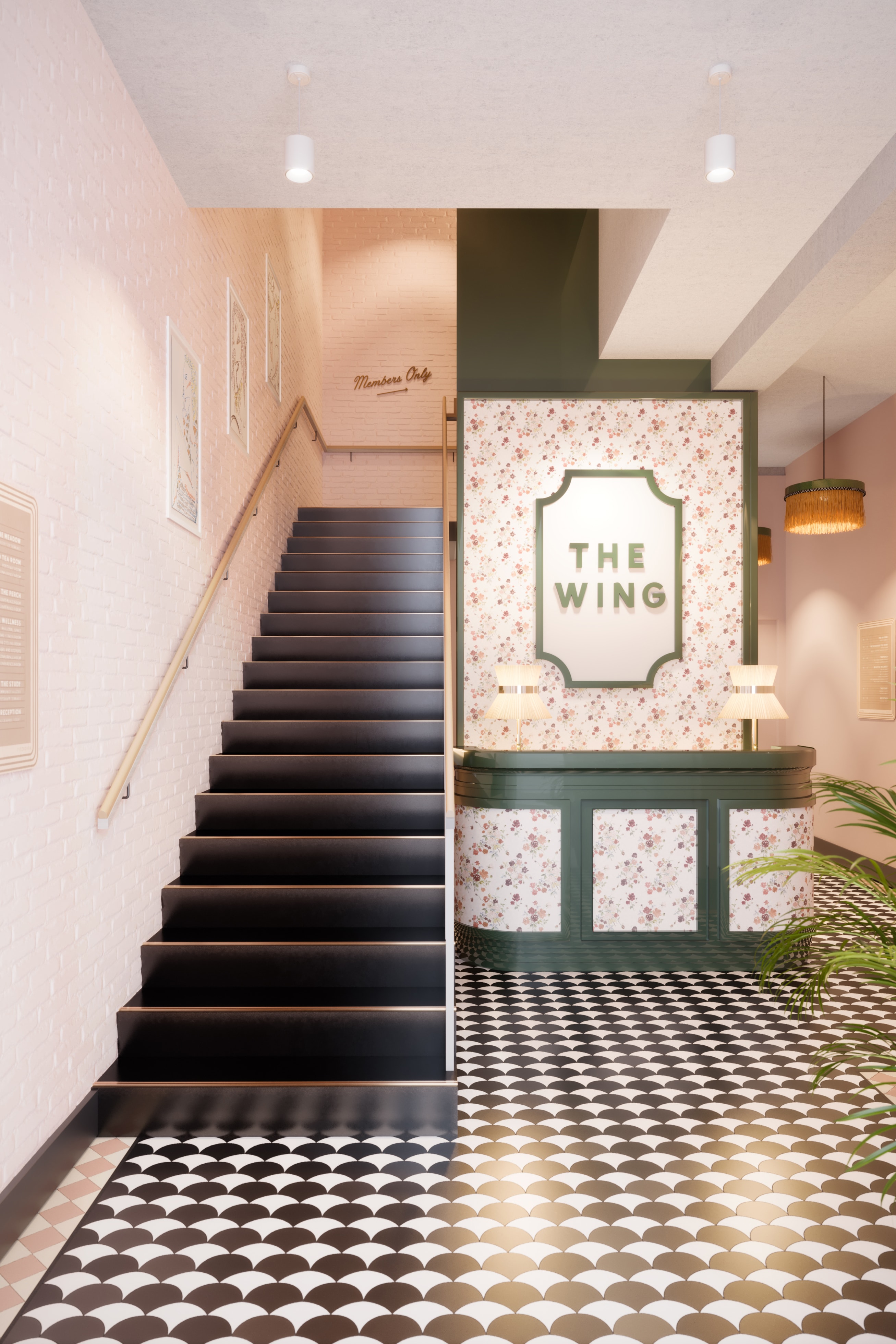 The Wing Opens Location in London Fitzrovia Soho Women's Work Space Members Club Professionals 