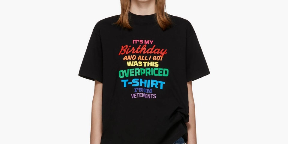 Vetements Birthday T Shirt Hypebae Vetements Birthday T Shirt Hypebae