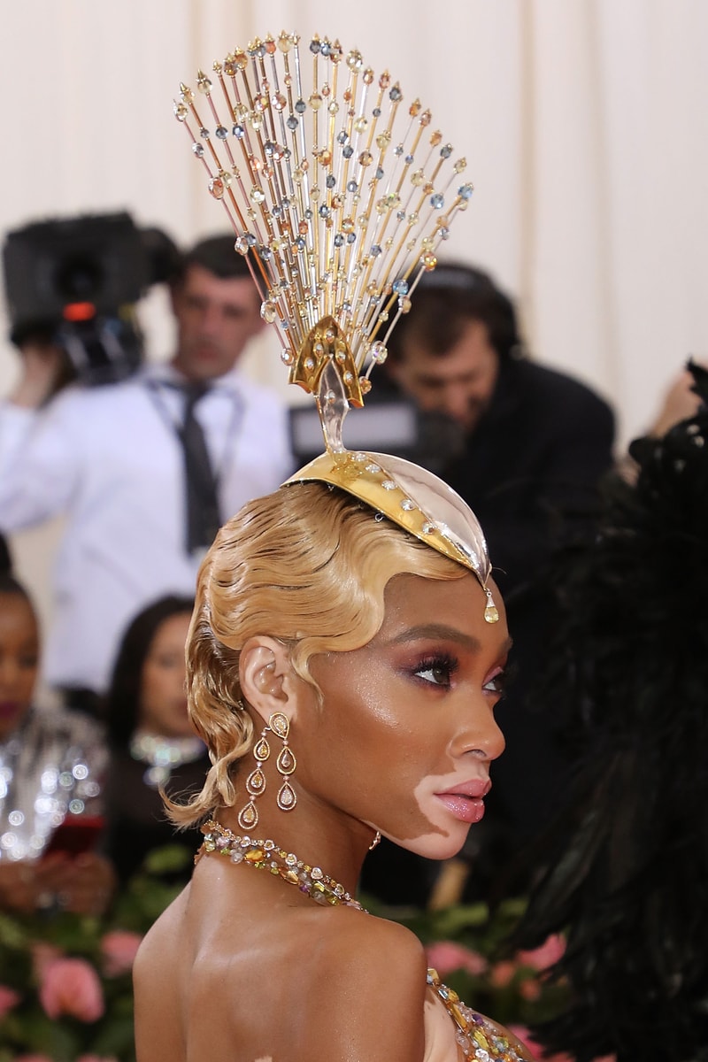 Winnie Harlow 2019 Met Gala Dress Getting Ready