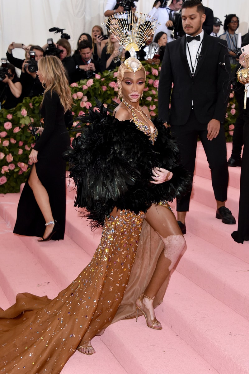 Winnie Harlow 2019 Met Gala Dress Getting Ready