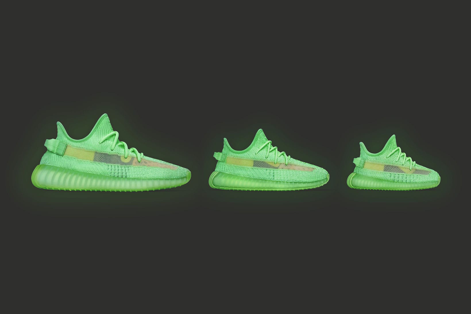 lime green yeezys for sale