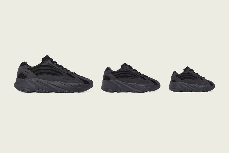 adidas + Kanye West to Release 3 All-Black YEEZY BOOSTs Next Month