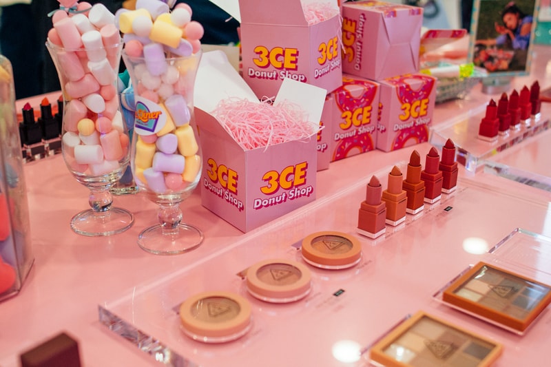 3CE Diner Pop Up Hong Kong Beauty Makeup Lipstick Samples