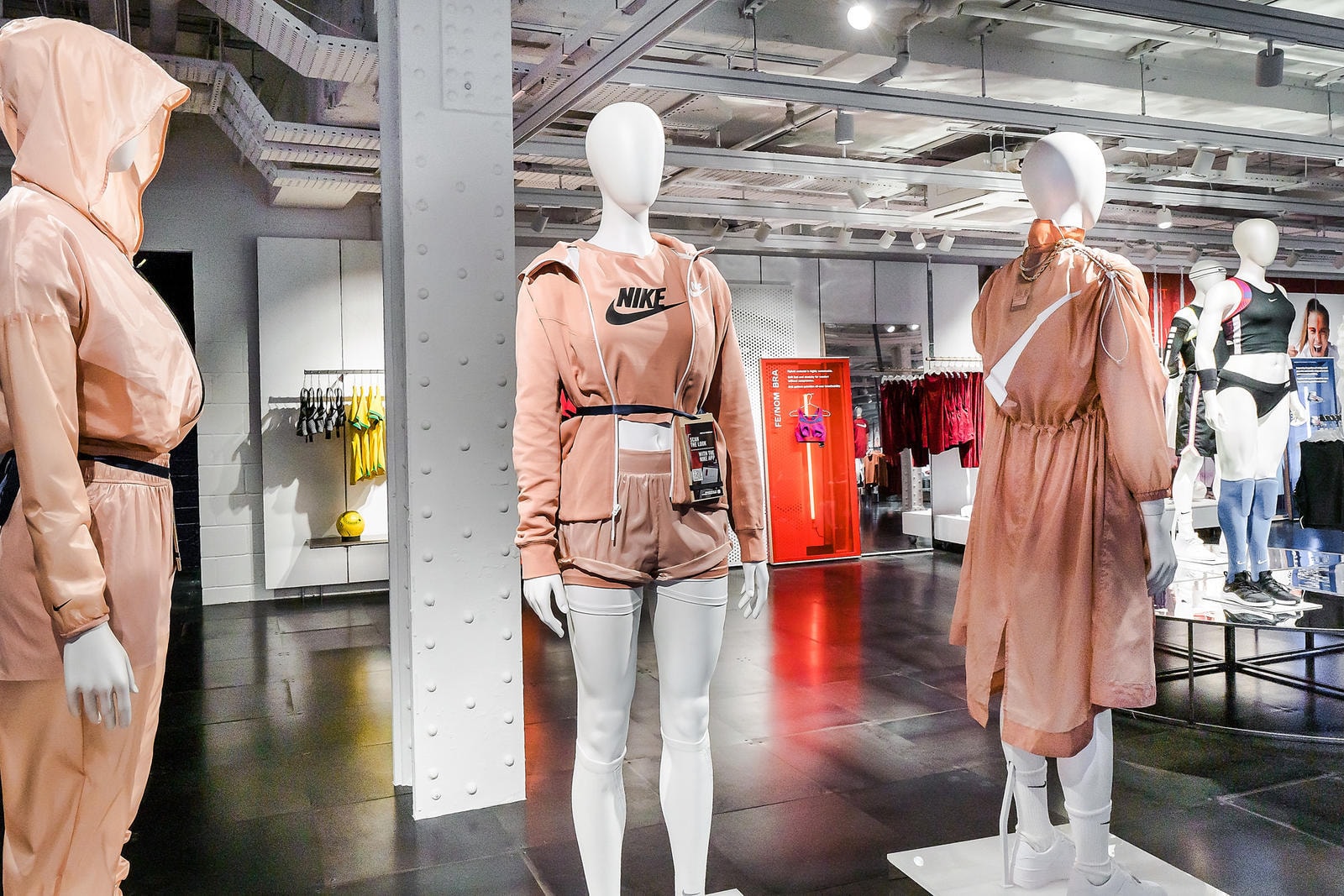 NikeTown London Opens New Inclusive Women's Space Sportswear Fashion Size Inclusive Mannequin Disabled Athlete Running Blade