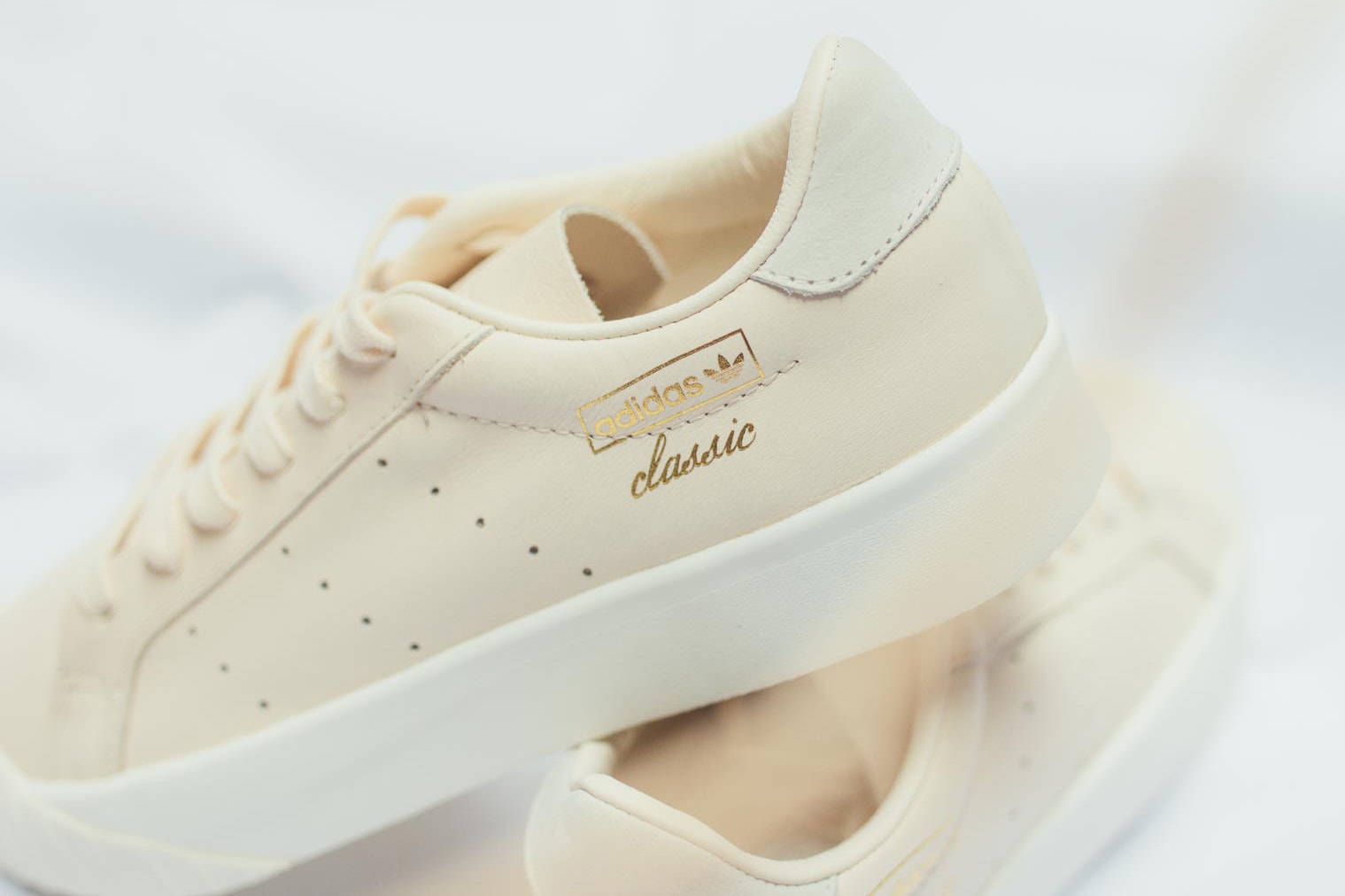 adidas Originals Everyn Cream Off White Minimal Trainers Sneakers