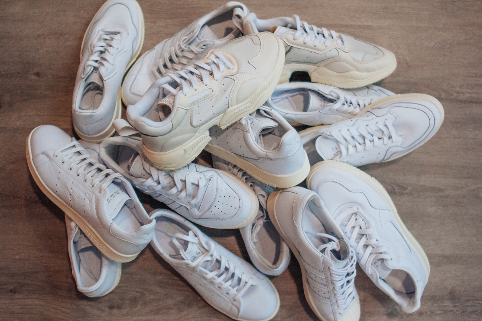 adidas Originals White Home of Classics Sneakers