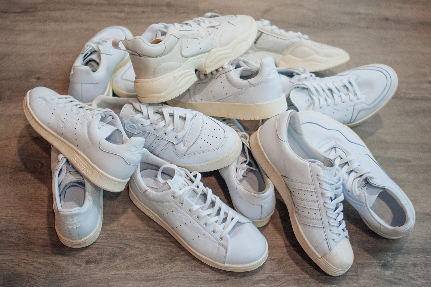 adidas originals all white sneakers trainers footwear shoes home of classics pack paris Stan Smith Superstar 80s Continental 80 Torsion Comp SC Premiere AR Trainer Nizza Rivalry Supercourt RX