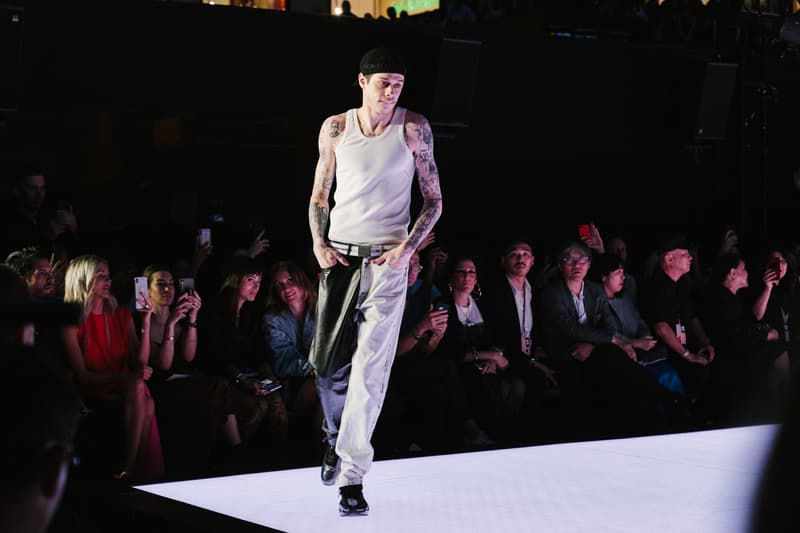 Alexander Wang Spring Summer 2020 Runway Show Rockefeller Center New York American Flag America Designer Model Pete Davidson