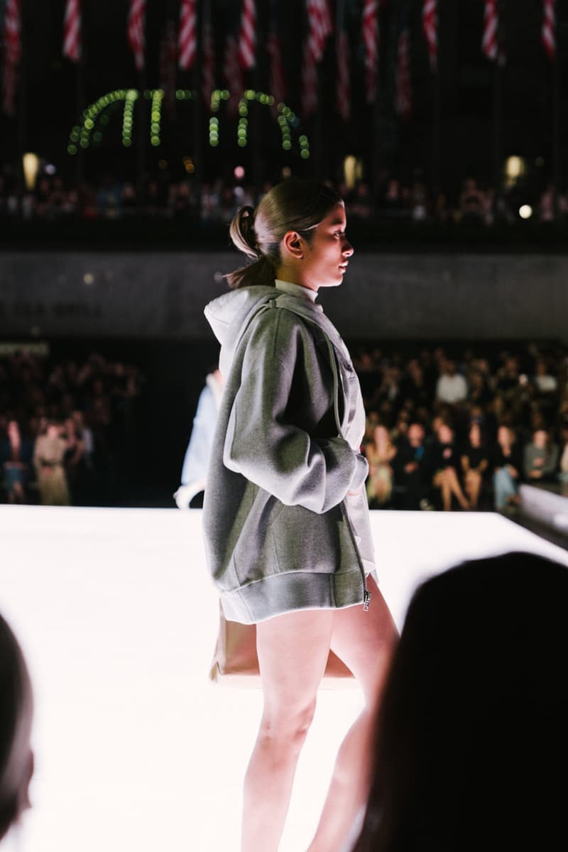 Alexander Wang Spring Summer 2020 Runway Show Rockefeller Center New York American Flag America Designer Model