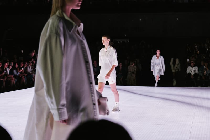 Alexander Wang Spring Summer 2020 Runway Show Rockefeller Center New York American Flag America Designer Models White