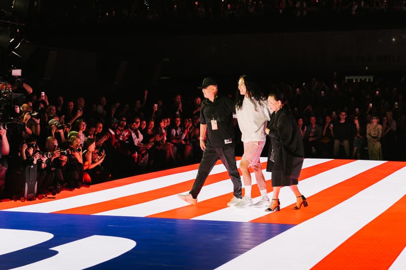 Alexander Wang Spring Summer 2020 Runway Show Rockefeller Center New York American Flag America Designer Parents