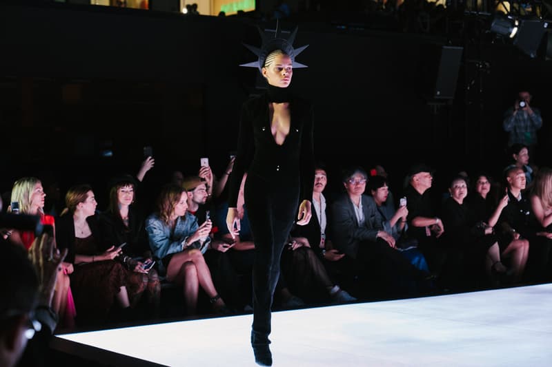 Alexander Wang Spring Summer 2020 Runway Show Rockefeller Center New York American Flag America Designer Model