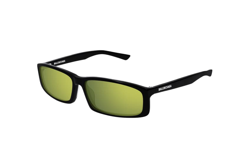 Balenciaga Summer 2019 Eyewear Collection Range Sunglasses Shades Frames Retro Futuristic Designer Logo Mirror Lenses