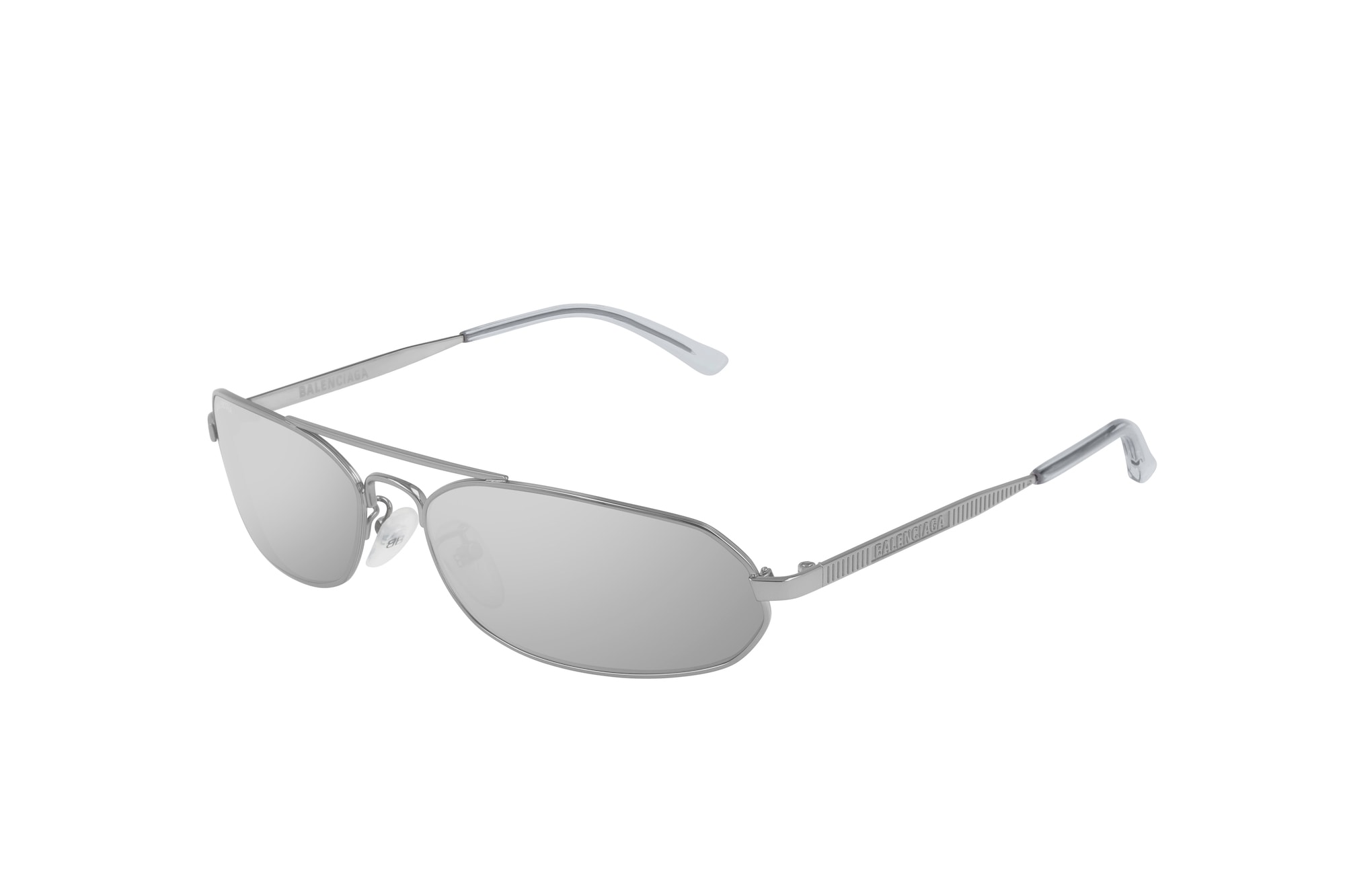 Balenciaga Summer 2019 Eyewear Collection Range Sunglasses Shades Frames Retro Futuristic Designer Logo Mirror Lenses