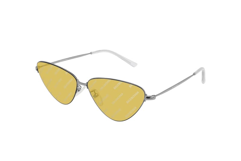 Balenciaga Summer 2019 Eyewear Collection Range Sunglasses Shades Frames Retro Futuristic Designer Logo Mirror Lenses