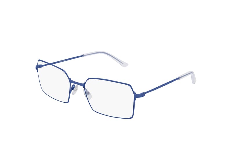 Balenciaga Summer 2019 Eyewear Collection Range Sunglasses Shades Frames Retro Futuristic Designer Logo Mirror Lenses