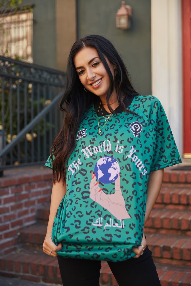 Billie Eilish Bleacher Report Women's World Cup Jersey Capsule Collection Green White