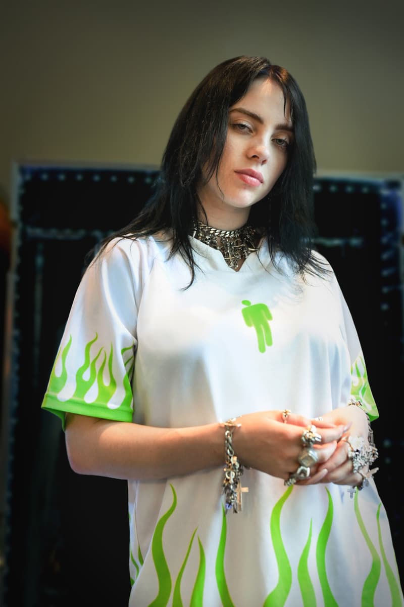 Green Black Hair Billie Eilish 2020