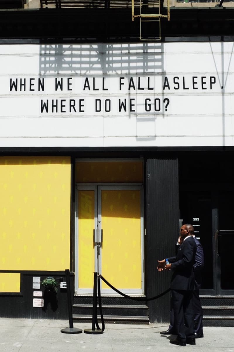 Billie Eilish New York City Pop Up Sign
