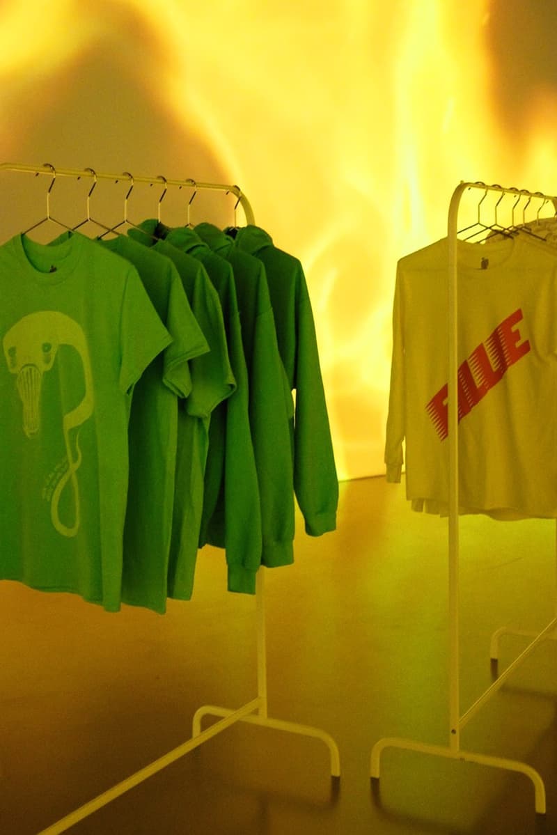 Billie Eilish New York City Pop Up Tour Merch Shirts White Green