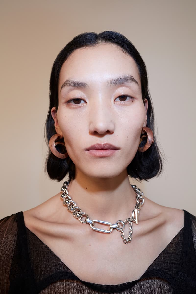 bottega veneta pre spring 2020 lookbook daniel lee jewelry earrings necklace