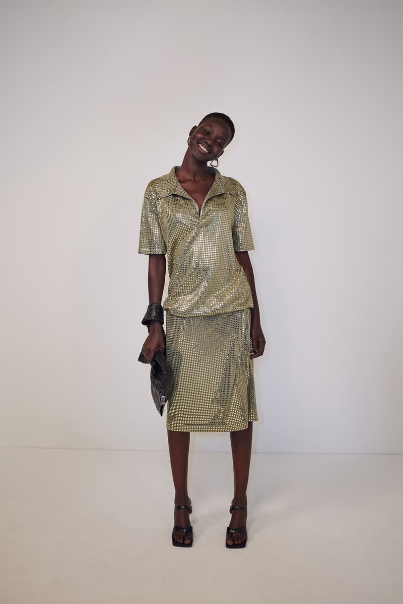 bottega veneta pre spring 2020 lookbook daniel lee leather bag footwear adut akech