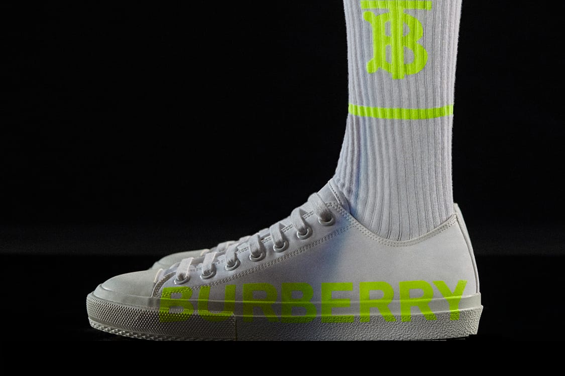 burberry print socks