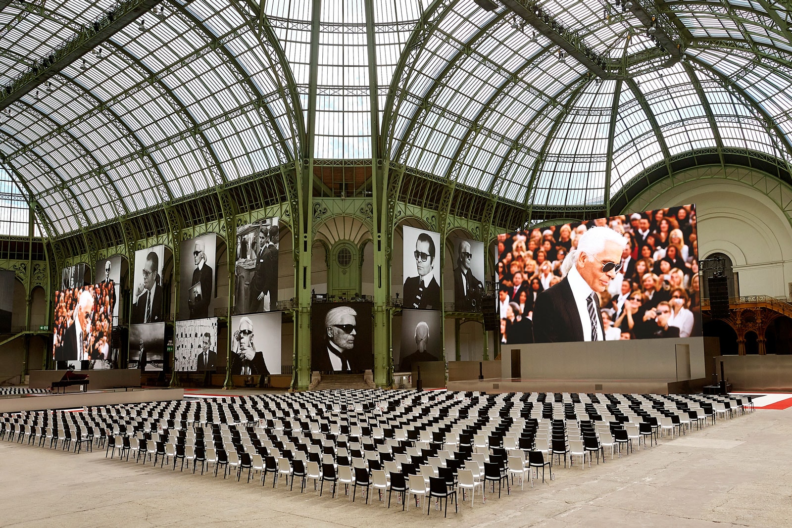 Chanel Karl Lagerfeld Tribute Memorial Paris Grand Palais LVMH