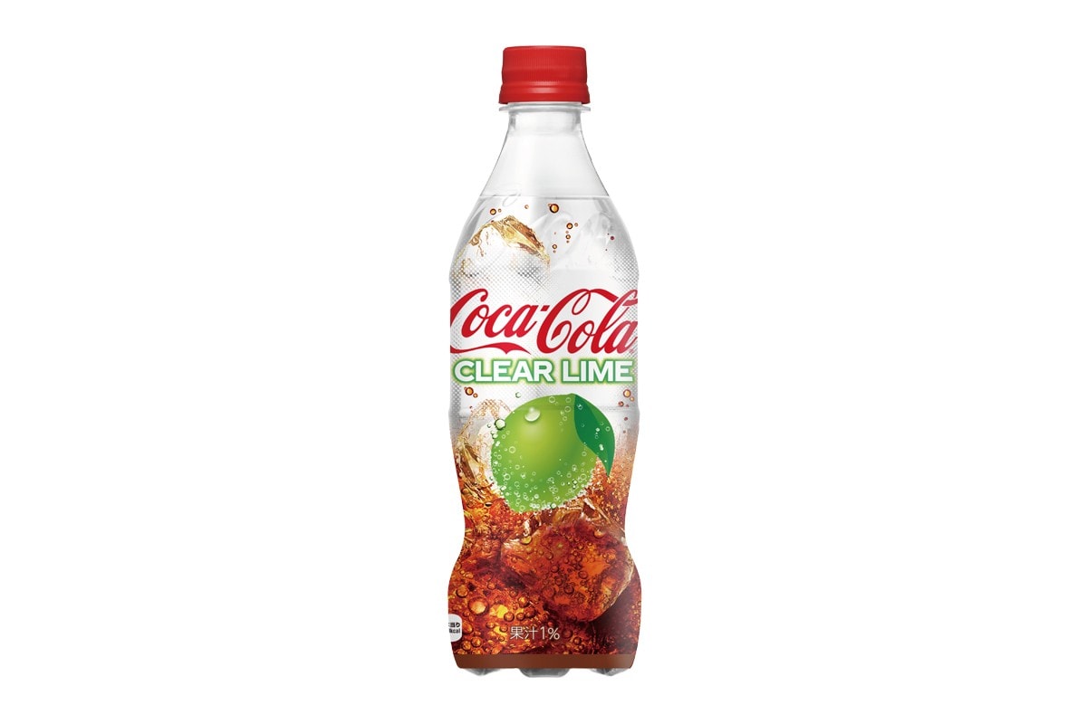 Coca Cola Japan Clear Lime Coke Flavor Release Transparent Drink Soda Summer Citrus Lemon 
