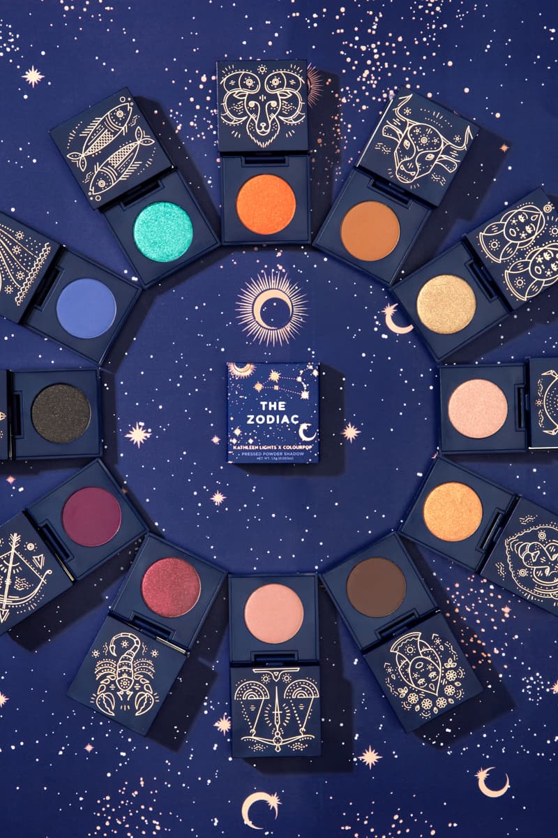 ColourPop Kathleen Lights Kathleenlights Zodiac Eyeshadow Single Compact Pressed Powder Blush