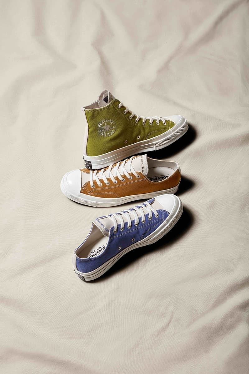 Converse Renew Opts For Sustainability With Its Three Converse Chuck Taylor  All Star 70 Hi Candy Grape Egret Men Women Unisex 170550c Grailify Process  Recycling Line 