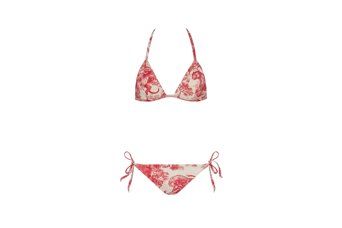 Dior Dioriviera Summer Beachwear Capsule Bikini Red