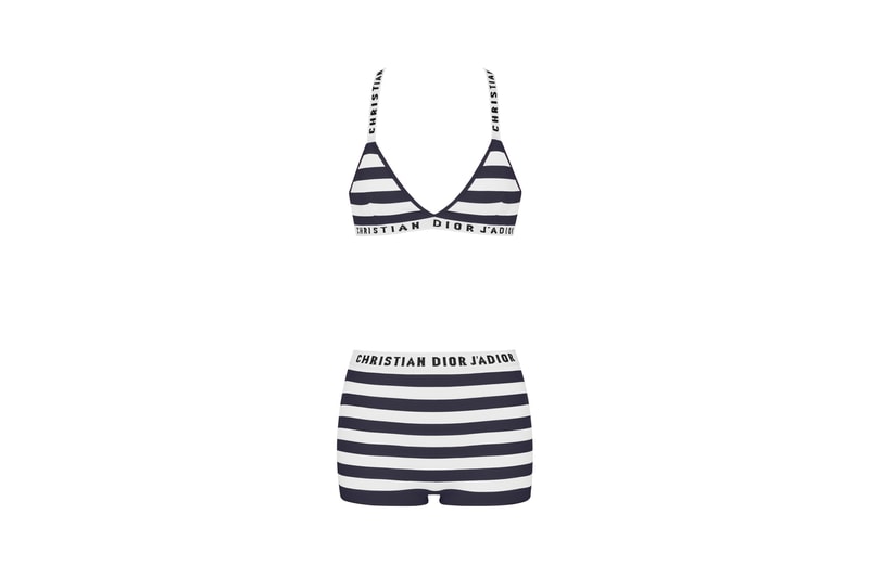 Dior Dioriviera Summer Beachwear Capsule Swimsuit Blue White