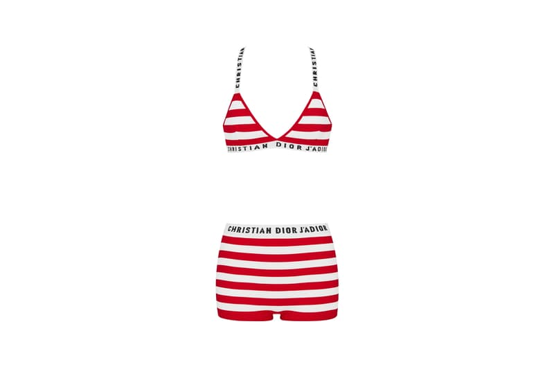 Dior Dioriviera Summer Beachwear Capsule Swimsuit Red White
