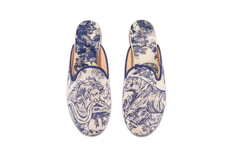 Dior Dioriviera Summer Beachwear Capsule Slip On Loafers Blue