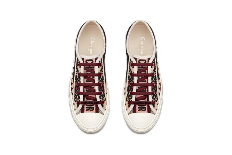 Dior Dioriviera Summer Beachwear Capsule Sneakers Maroon