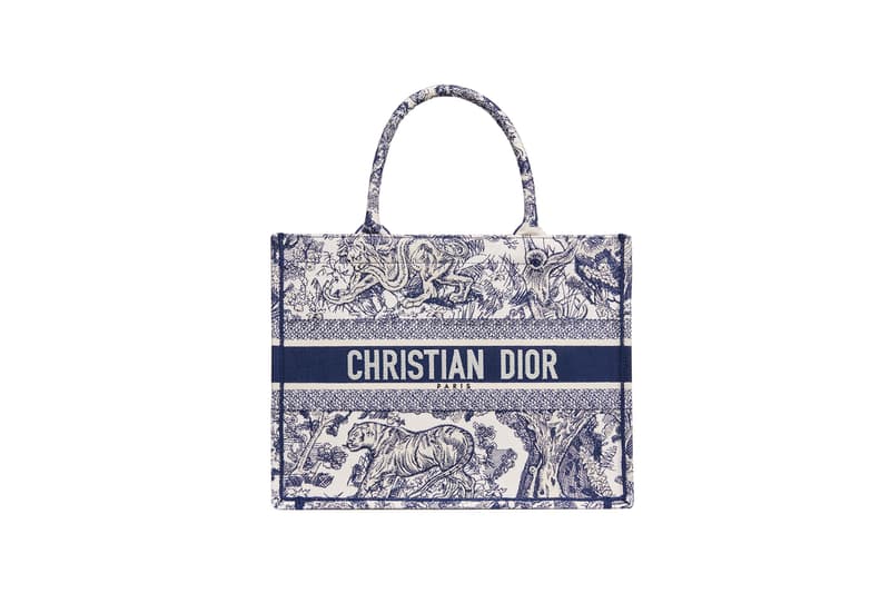 Dior Dioriviera Summer Beachwear Capsule Book Tote Blue White