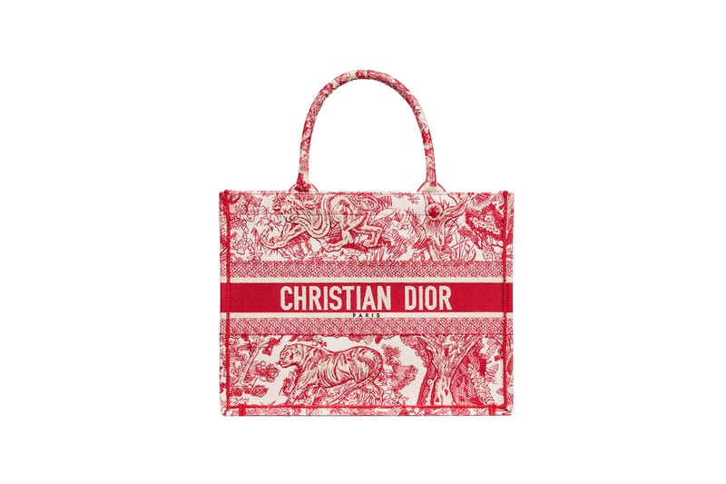 Dior Dioriviera Summer Beachwear Capsule Book Tote Red