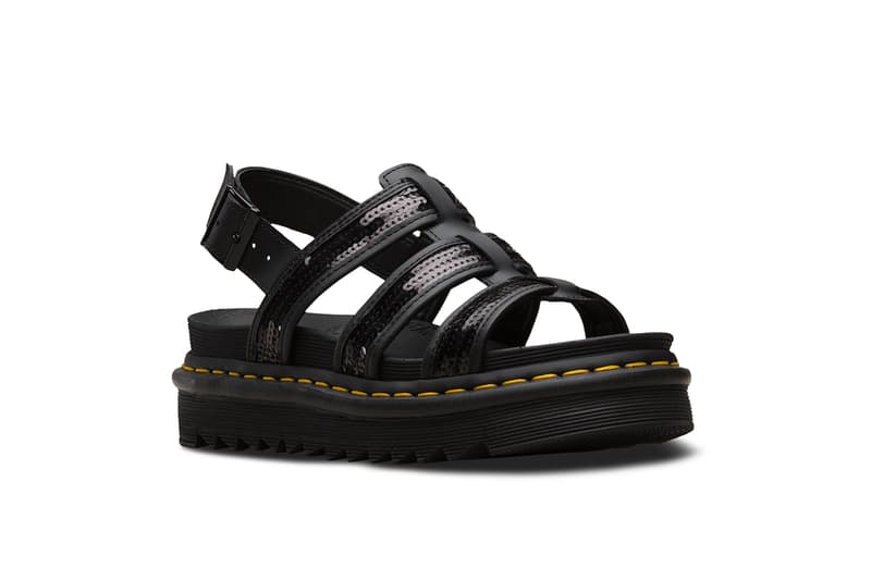 Dr. Martens Sandal Collection Festival Season Shoe Footwear Colorful Leather Silhouettes Straps Summer Concert Outfit Pink Yellow Purple Design Release